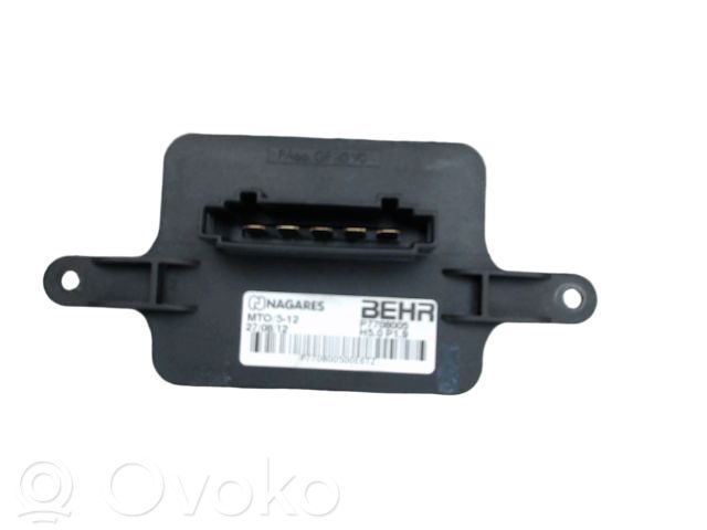 Peugeot 3008 I Heater blower motor/fan resistor 