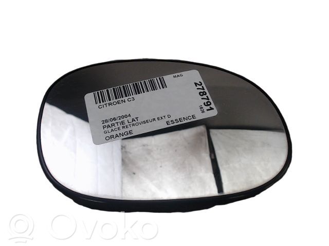 Citroen C3 Pluriel Wing mirror glass 