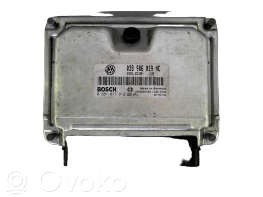 Volkswagen Polo IV 9N3 Centralina/modulo motore ECU