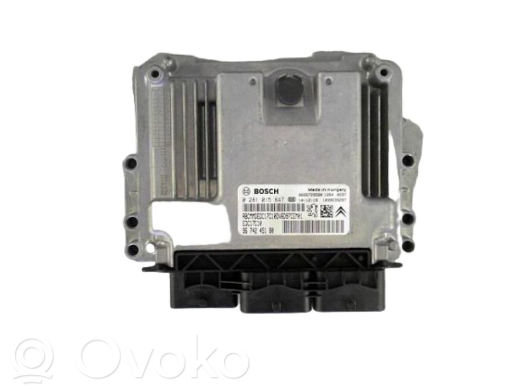 Peugeot 308 Komputer / Sterownik ECU silnika 