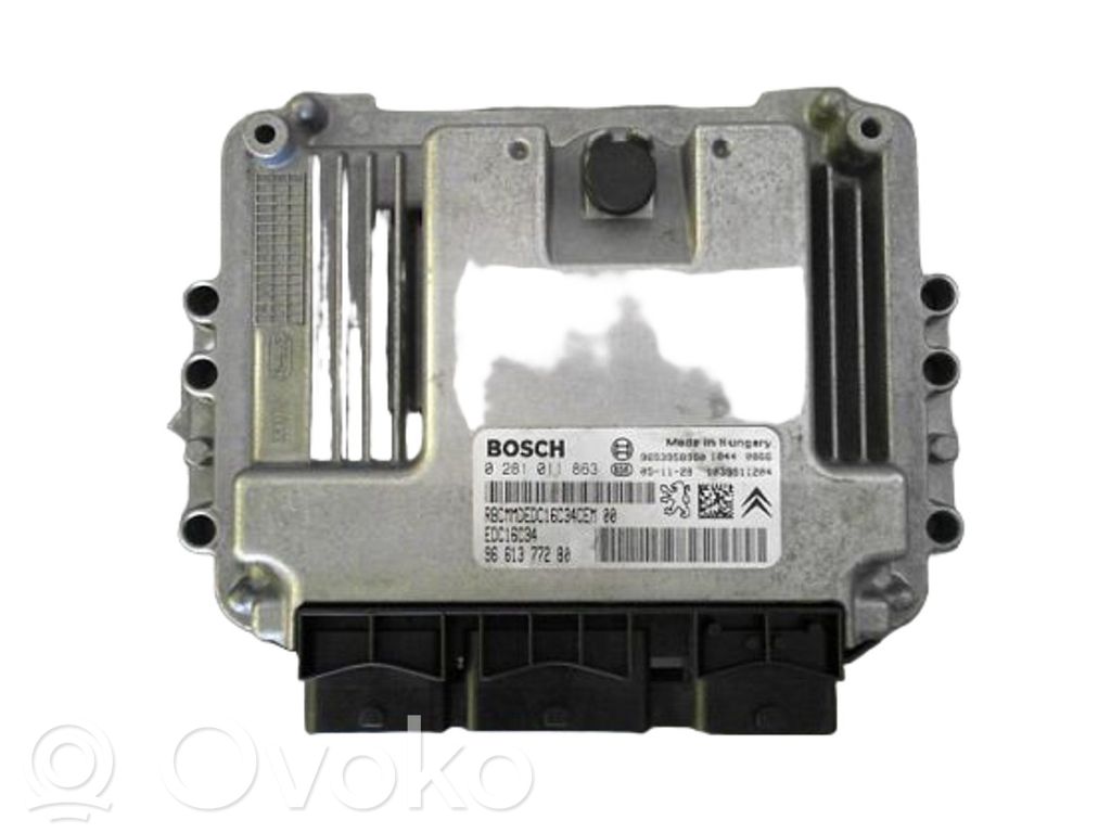 Citroen C4 I Unitate control motor/modul ECU 