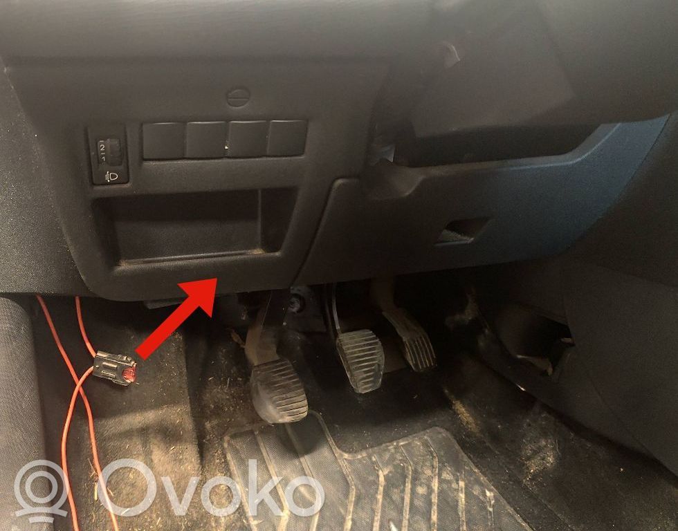Citroen C4 I Paneļa dekoratīvās apdares vairogs (apakšējais) 