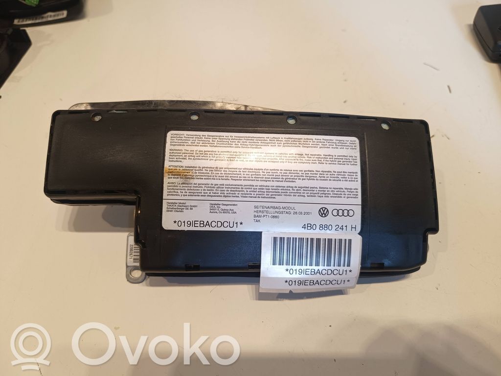 Audi A6 S6 C5 4B Poduszka powietrzna Airbag fotela 