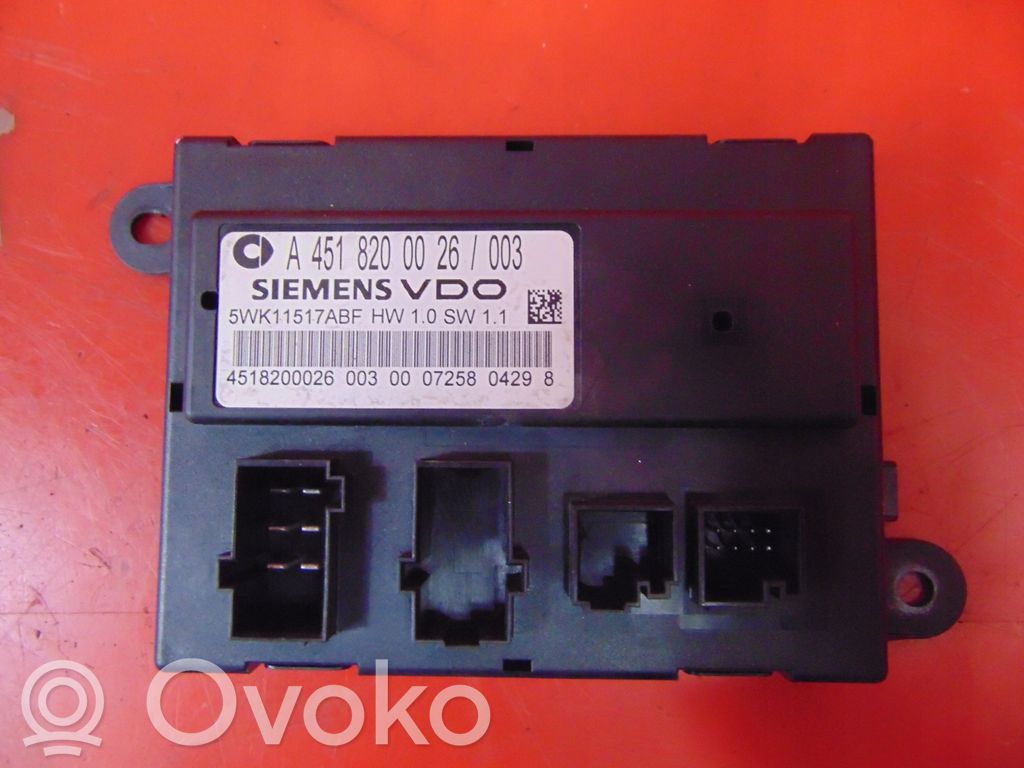 Smart ForTwo II Other control units/modules 