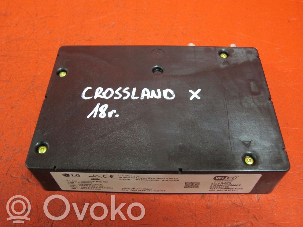 Opel Crossland X Inne komputery / moduły / sterowniki 