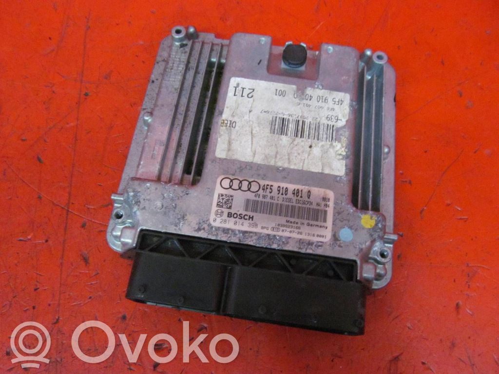 Audi A6 S6 C6 4F Unidad de control/módulo del motor 