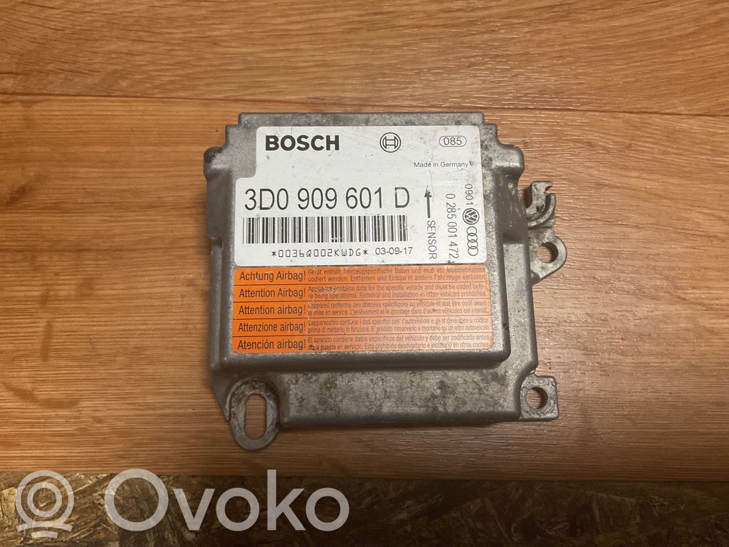 Volkswagen Touareg I Airbag control unit/module 