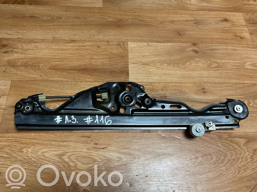 BMW 5 E60 E61 Mécanisme manuel vitre arrière 