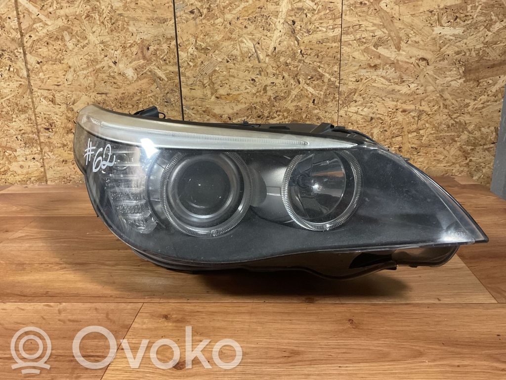 BMW 5 E60 E61 Priekšējais lukturis 