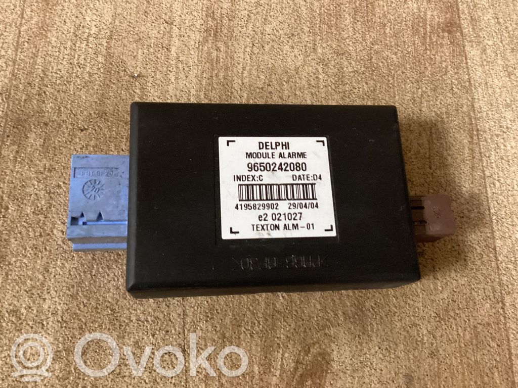 Peugeot 307 CC Unitate/modul control alarmă 