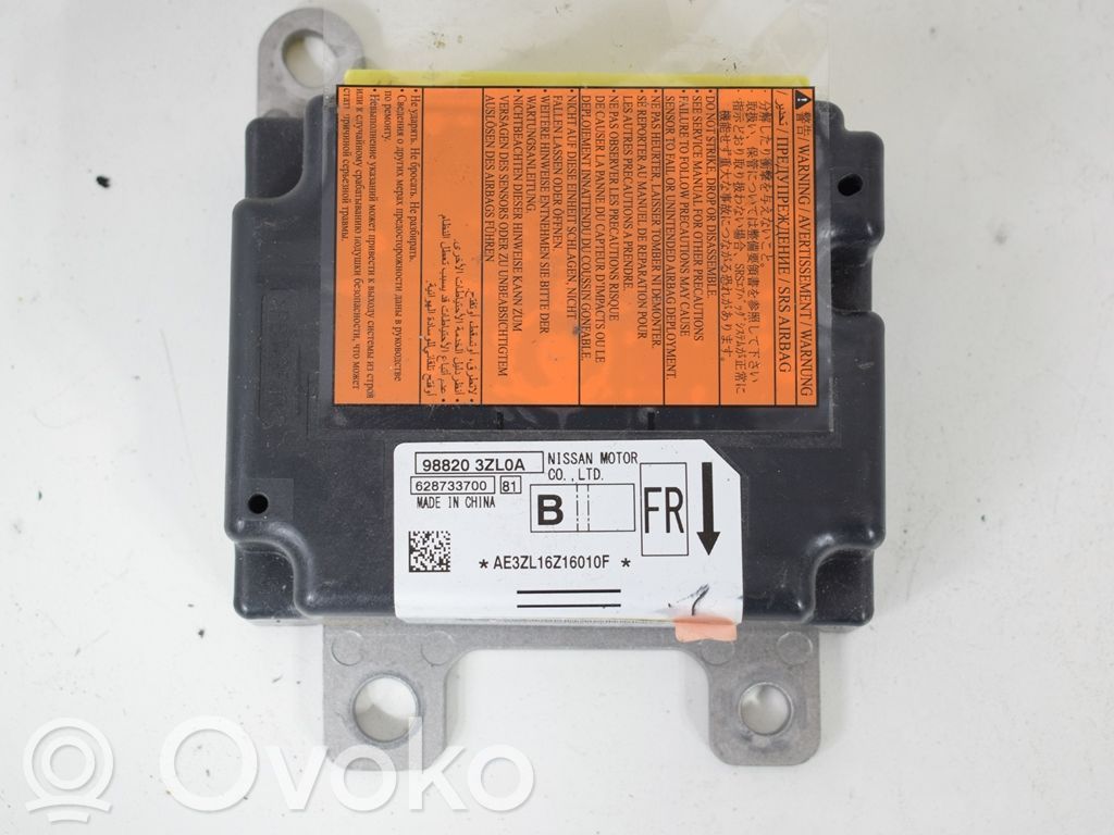 Nissan Pulsar Sterownik / Moduł Airbag 