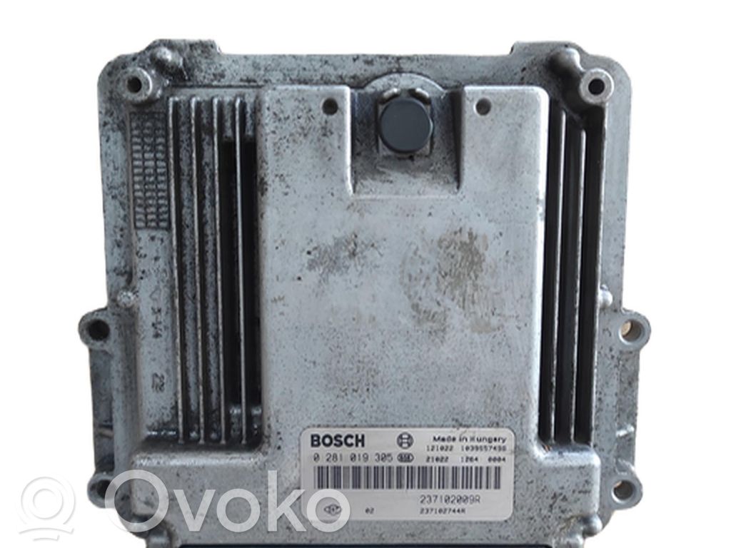 Renault Scenic III -  Grand scenic III Komputer / Sterownik ECU i komplet kluczy 