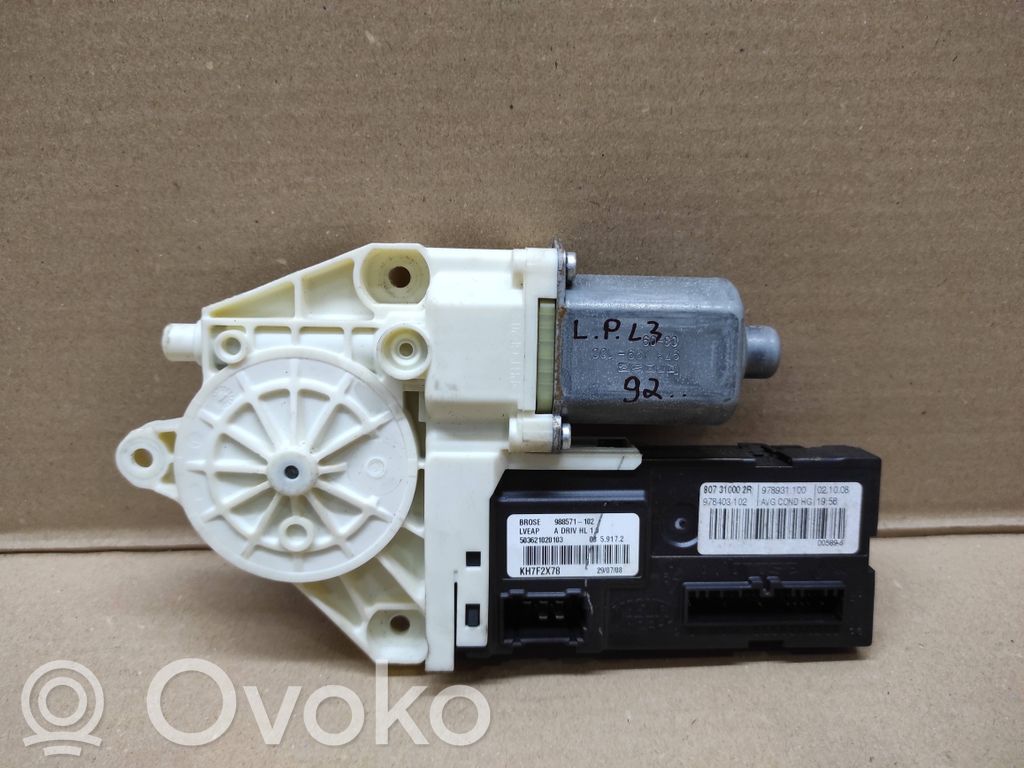 Renault Laguna III Silnik regulatora szyby drzwi przednich 