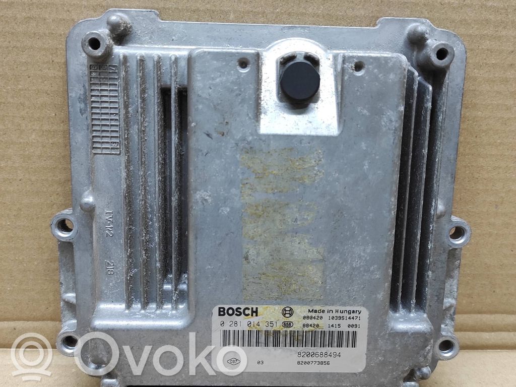 Renault Megane II Engine control unit/module 
