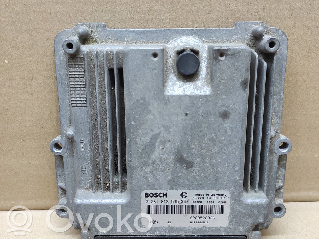 Engine control unit/module   0281013505,8200520036