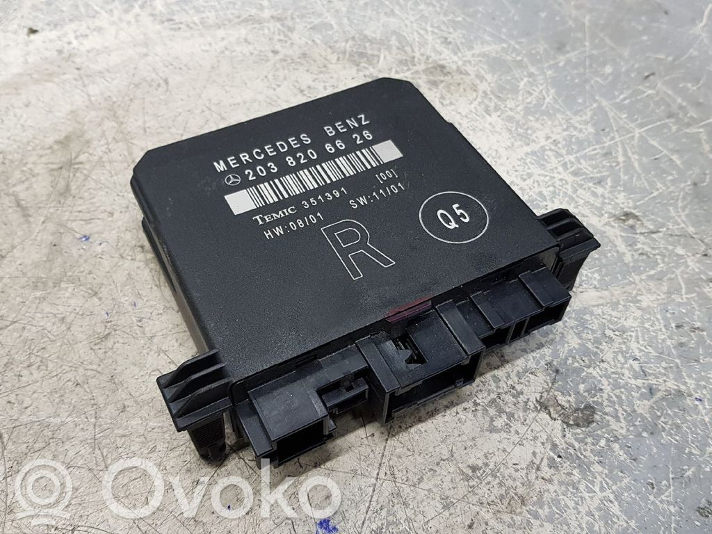 Mercedes-Benz C W203 Module de commande de siège 