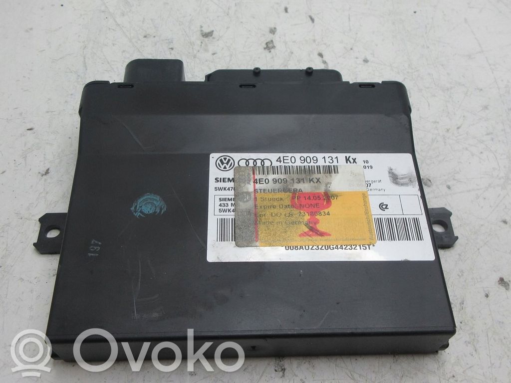 Keyless (KESSY) go control unit/module   4E0909131KX
