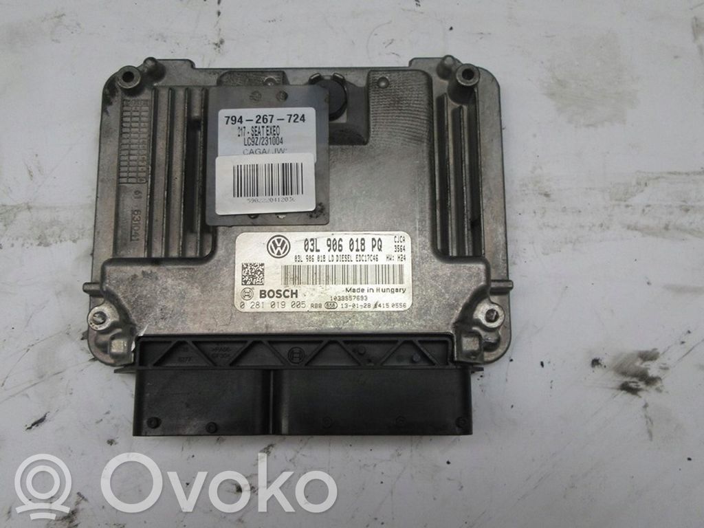 Seat Exeo (3R) Engine control unit/module 