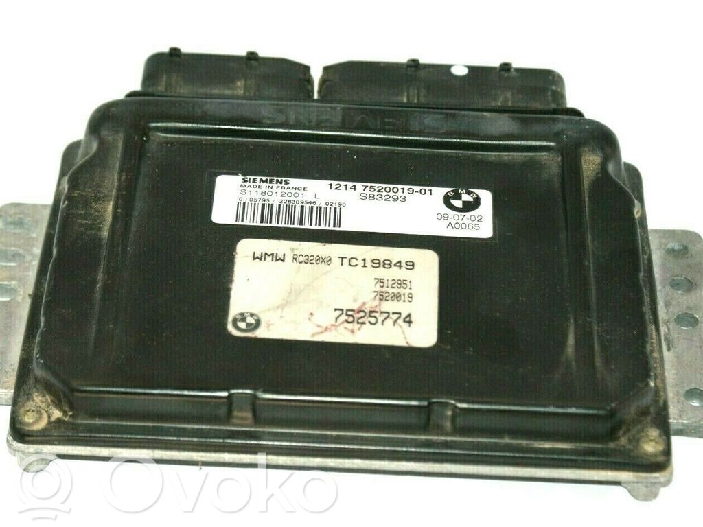 Mini One - Cooper R50 - 53 Unidad de control/módulo ECU del motor 