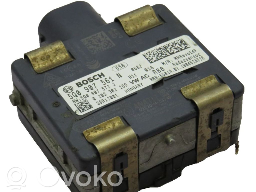 Sensor de radar Distronic   5Q0907561N,5Q0907561N,5Q0907572J,0203302269