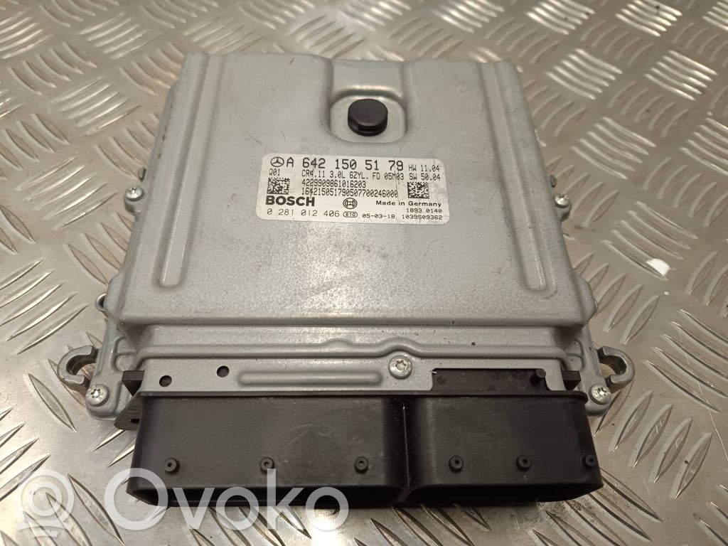 Engine control unit/module   A6421505179,1039S09362,0281012406