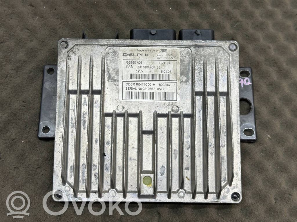 Sterownik / Moduł ECU   9650043480VAR,9650043480