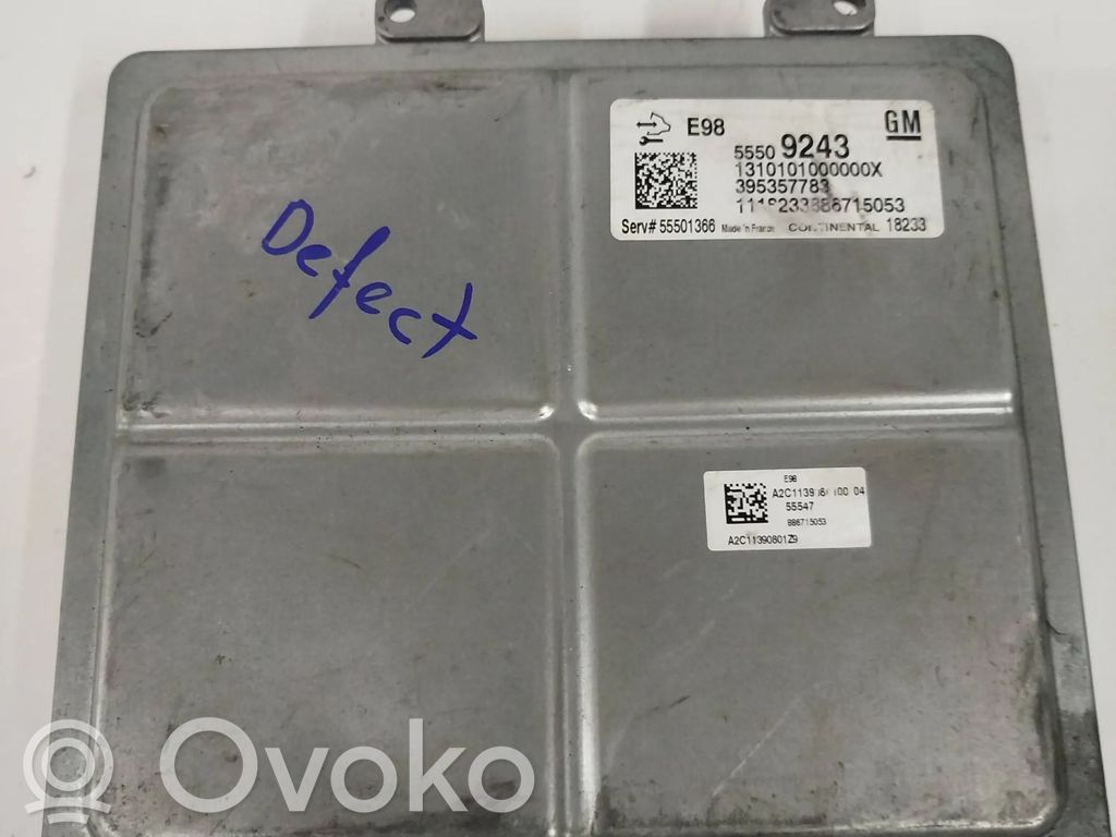 Opel Astra K Engine control unit/module 