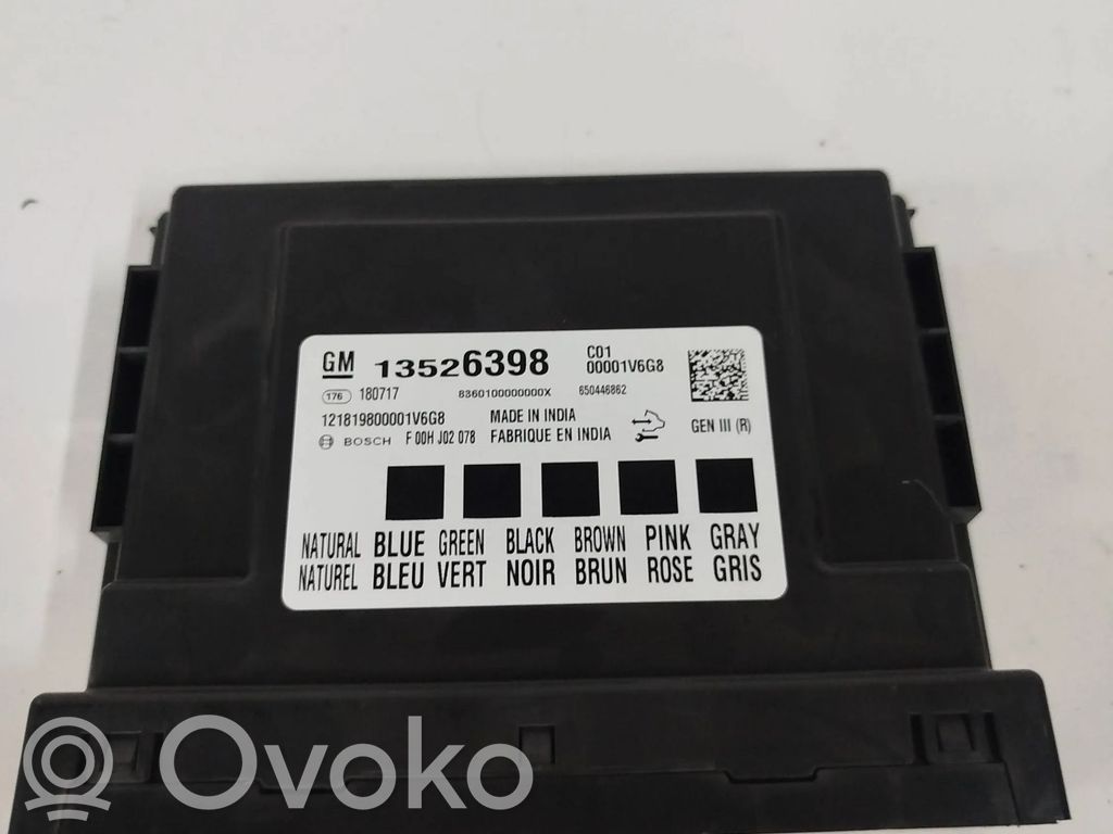 Opel Astra K Mukavuusmoduuli 