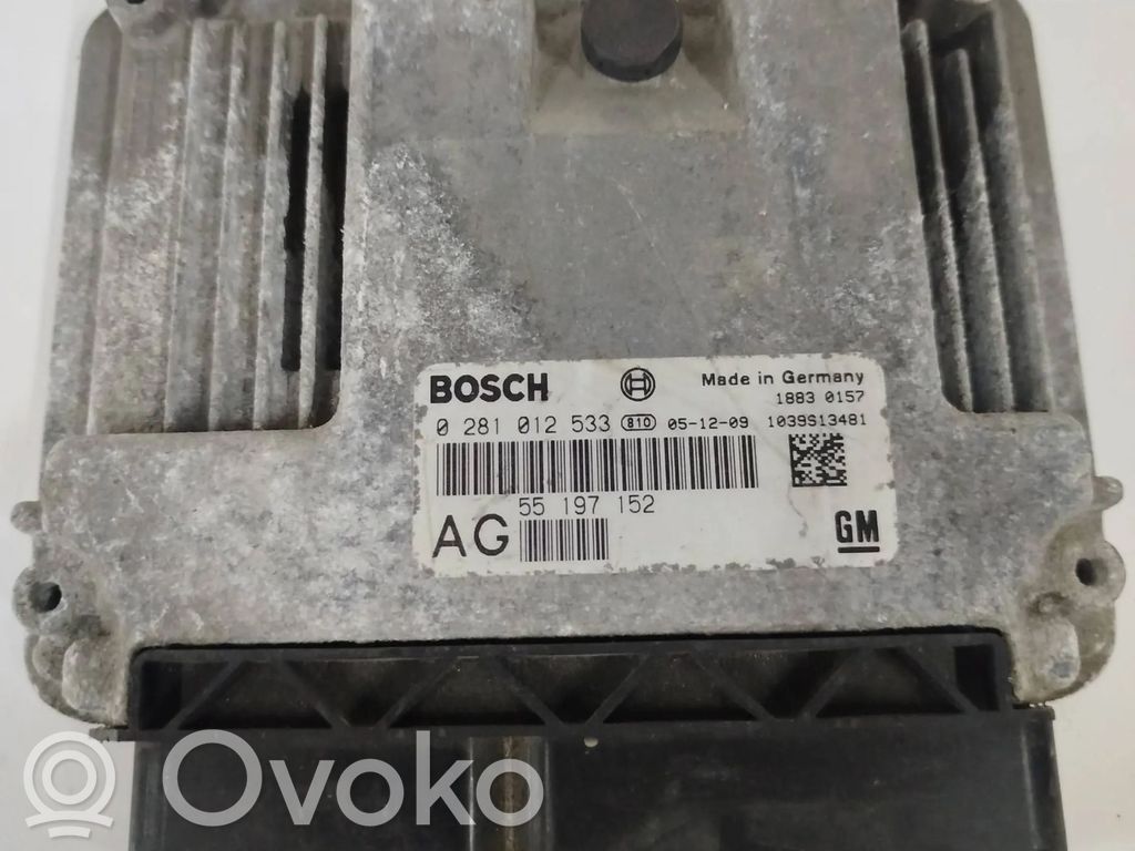 Engine control unit/module   55197152,0281012533