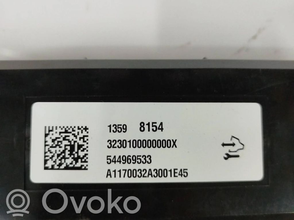 Opel Astra K Climate control unit 