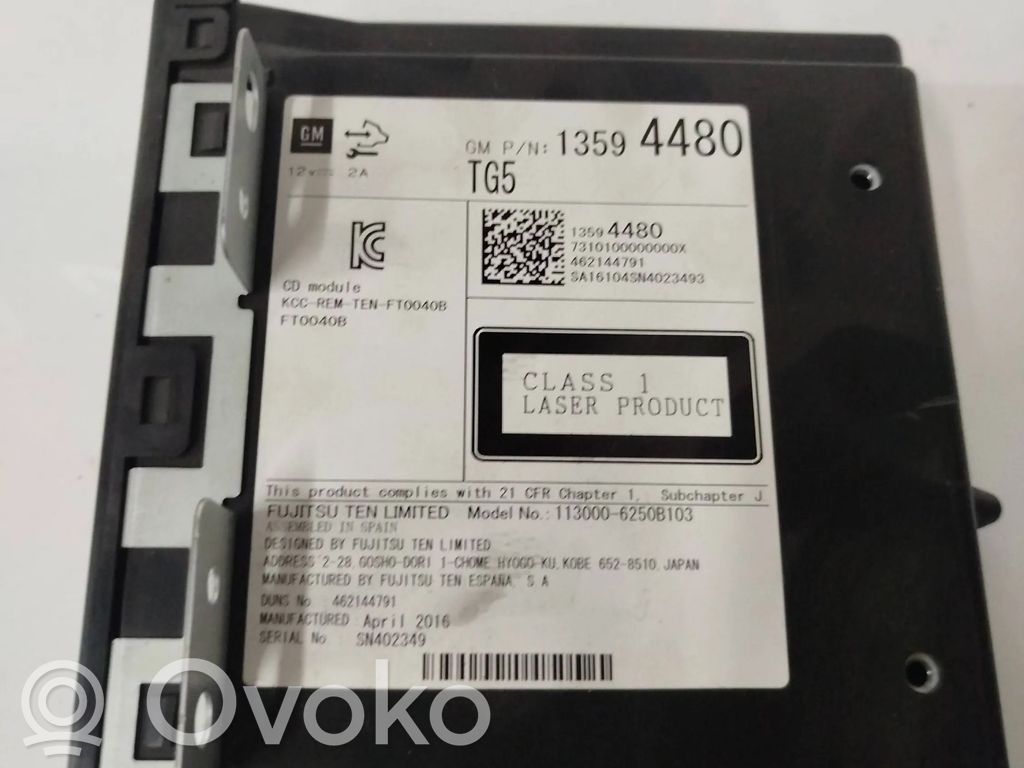 Opel Insignia A Schimbător CD/DVD 