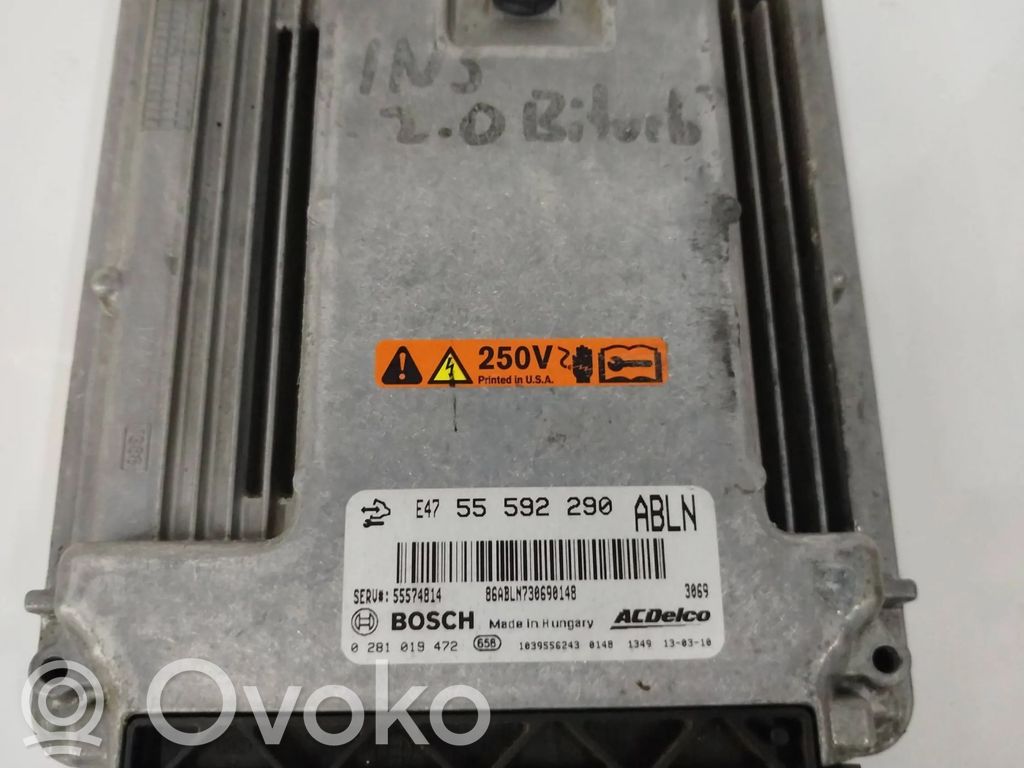 Opel Insignia A Engine control unit/module 