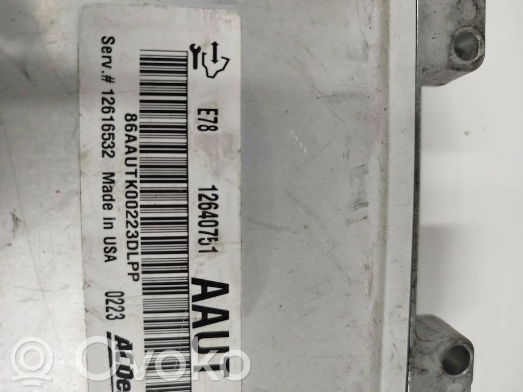 Opel Astra J Engine control unit/module ECU 