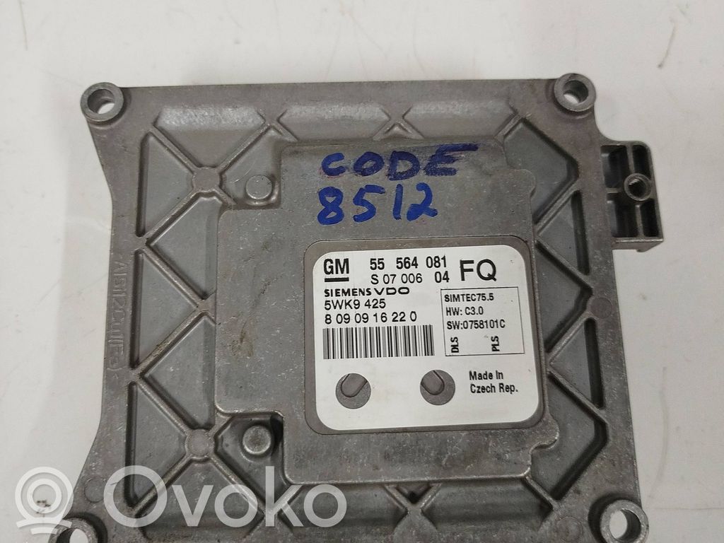 Engine control unit/module   55564081,8090916220,5WK9425