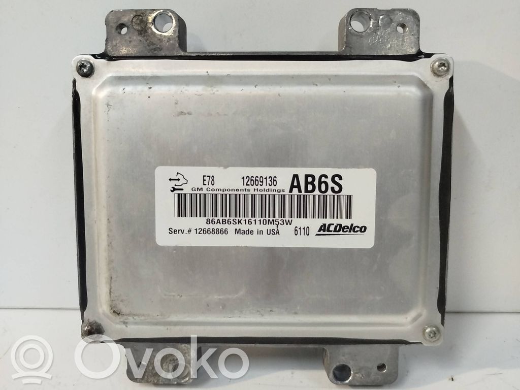 Opel Astra K Engine control unit/module 