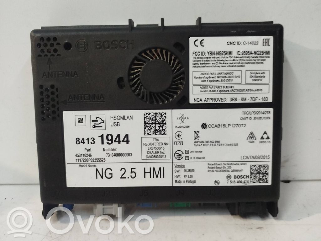 Opel Insignia A Unité / module navigation GPS 