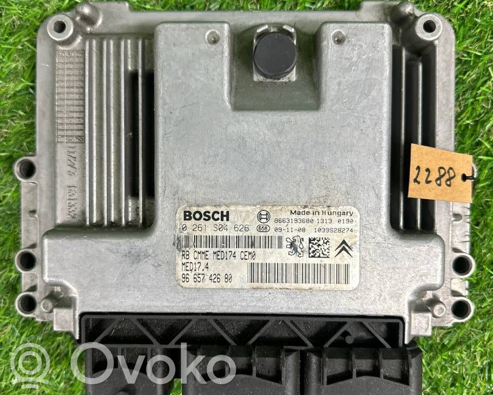 Engine control unit/module   9663193680,0261S04626,9665742680