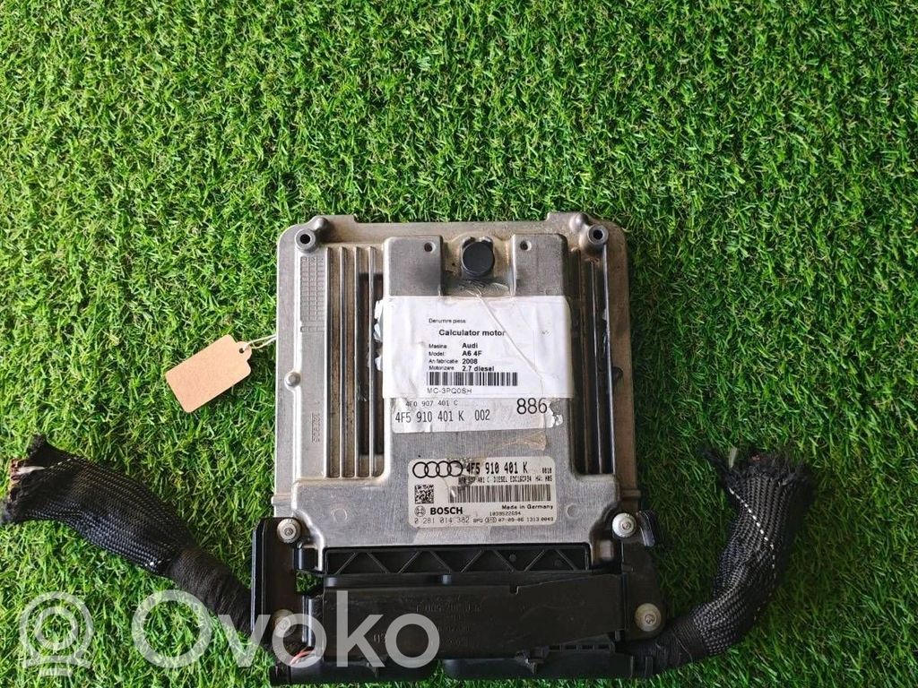 Engine control unit/module   4F5910401K,4F0907401C,0281014382
