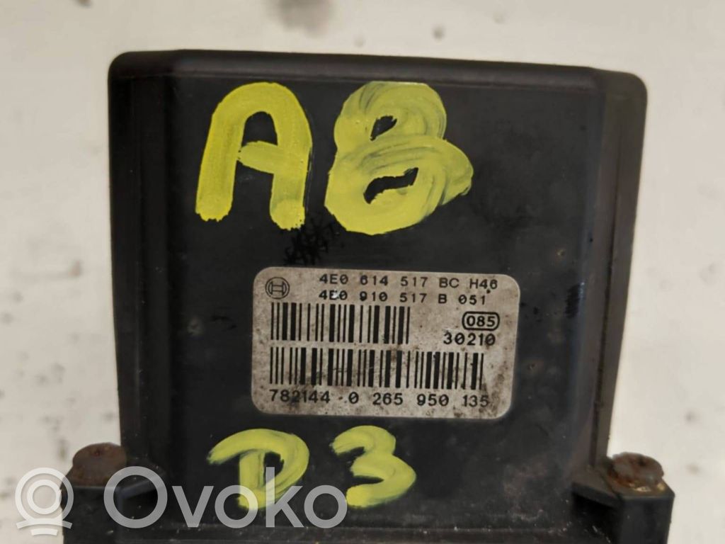 Audi A8 S8 D3 4E Блок ABS 