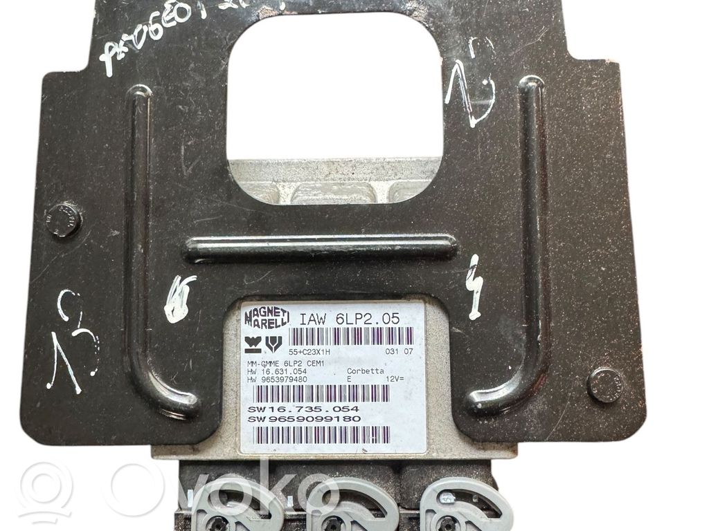 Engine control unit/module   9653979480,IAW6LP205,9659099180