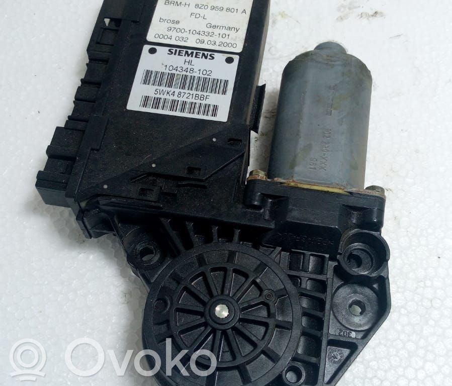 Audi A2 Takaoven ikkunan nostomoottori 