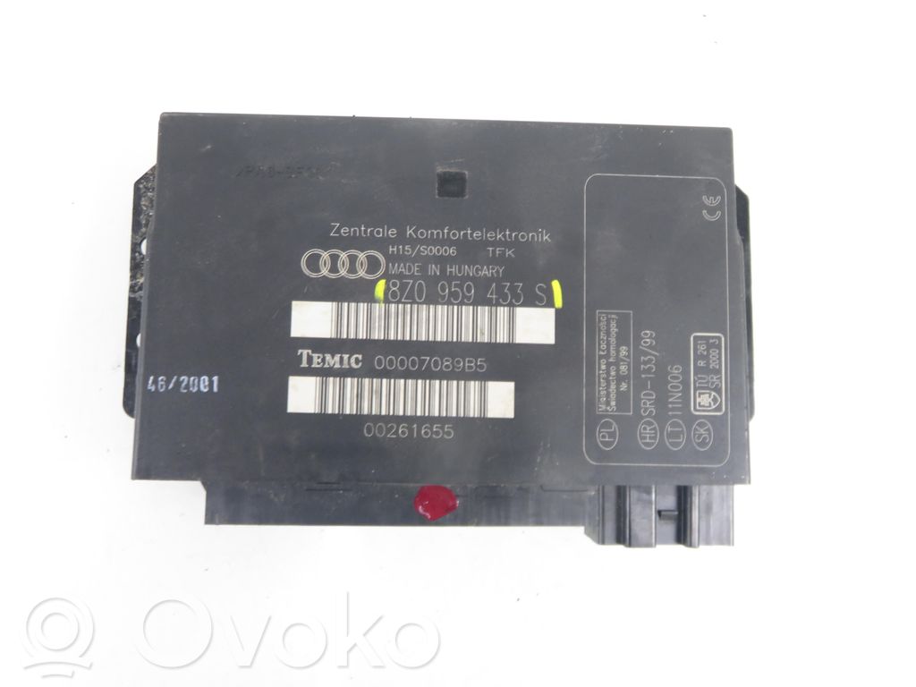 Central body control module   8Z0959433S,8Z0959433S