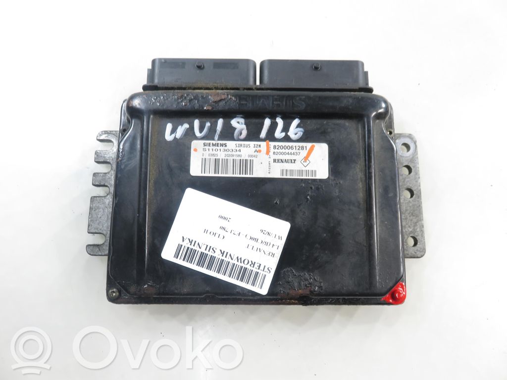 Renault Clio II Engine control unit/module 
