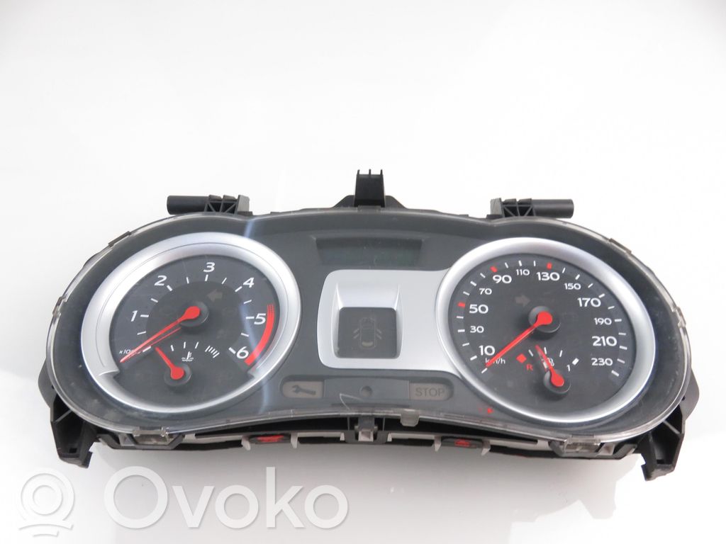 Renault Clio III Spidometrs (instrumentu panelī) 