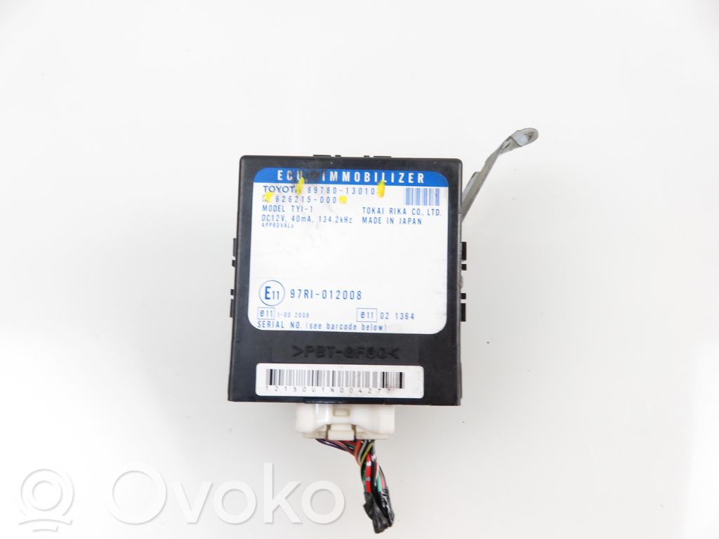 Toyota Corolla Verso E121 Unitate/modul comandă imobilizator 