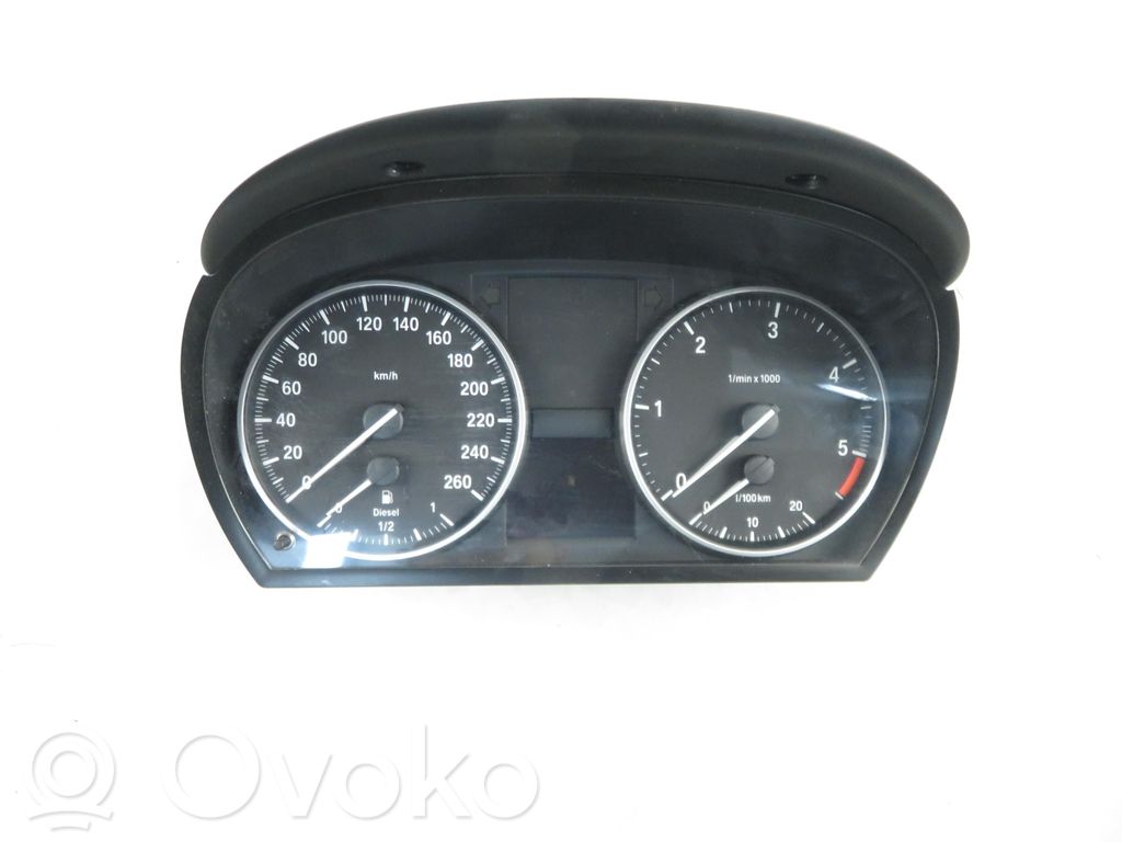 BMW 3 E90 E91 Speedometer (instrument cluster) 
