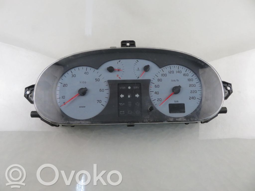 Renault Scenic I Geschwindigkeitsmesser Cockpit 