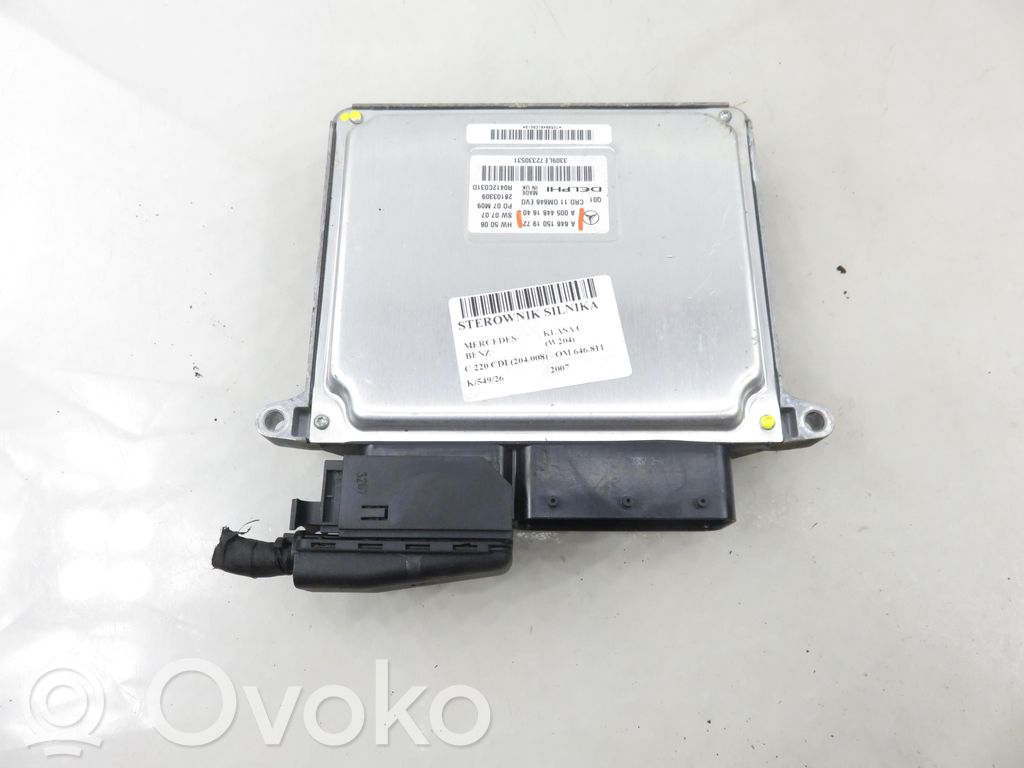 Mercedes-Benz C AMG W204 Engine control unit/module 