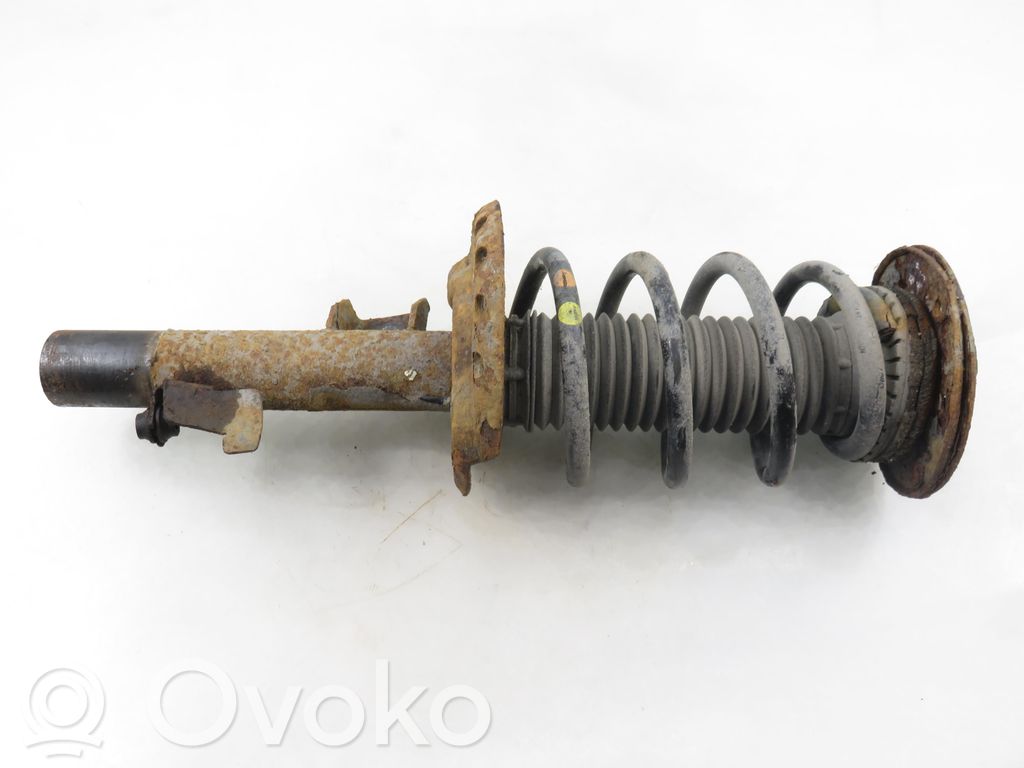 Front shock absorber with coil spring