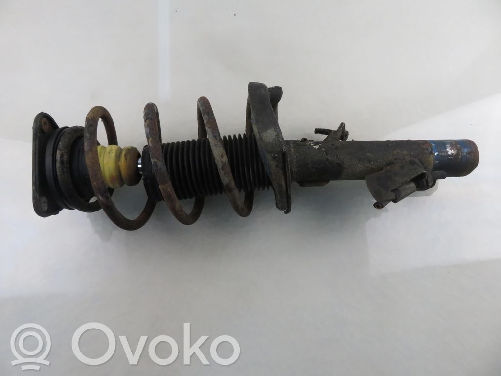 Front shock absorber with coil spring